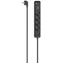 Hama 4 Plug + 3 USB 1,4 m Switch (223194)