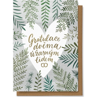 Chaukiss Gratulace dvěma úžasným lidem - zlaté písmo