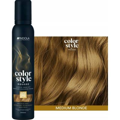 INDOLA Tónovací pěna Color Style Mousse Střední Blond 200 ml