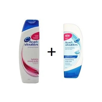 Head & Shoulders Hydrating Smooth & Silky šampón pre suché a poškodené vlasy 400 ml