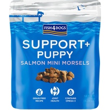 FISH4DOGS Pamlsky pro štěňátka na podporu zdraví kloubů s kousky lososa 150 g