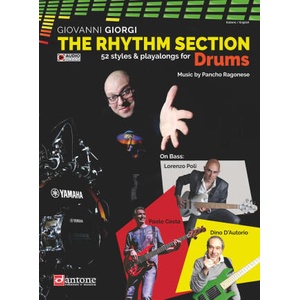 rhythm section. Drums. 52 styles & playalong for drums. Metodo. Ediz. italiana e inglese | Giovanni Giorgi, Lorenzo Poli, Paolo Costa, Dino D'Autorio (ISBN: 9788832008715)