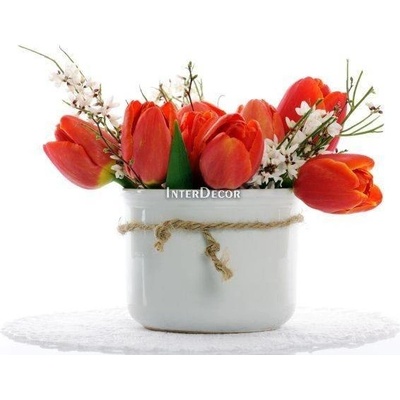 Črevené tulipány 1 deska 16x16