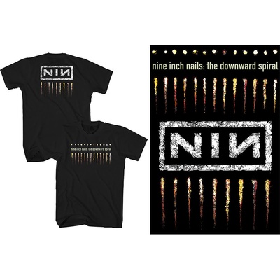Nine Inch Nails tričko Downward Spiral Black