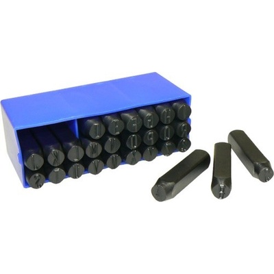 Triumf 100-01125 - Razidla do kovu velikost 8 mm - sada písmen (abeceda)