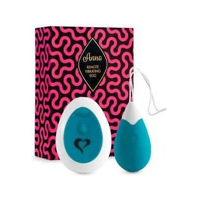 FeelzToys Anna, Vibrační vajíčko s dálkovým ovládáním zelená
