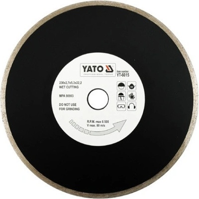 Yato Kotúč diamantový 230 x 22,2 x 2,7 mm YT-6015