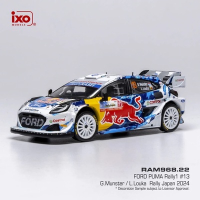 Ford Puma Rally1 Rally Japan 2024 13 Munster Louka IXO 1:43