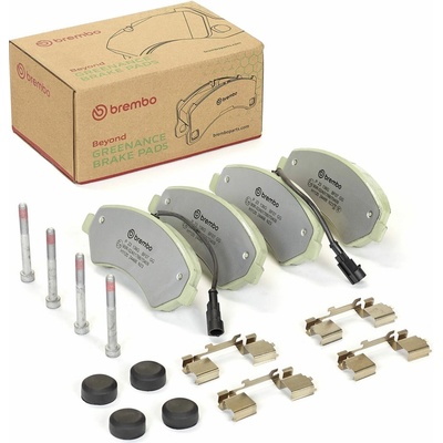 Sada brzdových platničiek, vždy 4 kusy v sade BREMBO P 23 136G (P23136G)