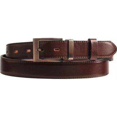 Penny Belts kožený pánský společenský hnědý pásek 30-020-3-40