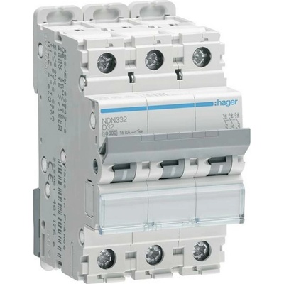Hager 3-pólové 32 A 400 V NDN332
