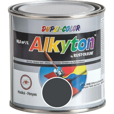 Alkyton Hladký lesk 0,25 l antracitová šedá