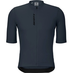 Scott Мъжка фланелка с къс ръкав за колоездене Scott Jersey Pro S/S Cycling jersey - Dark Blue - размер M (056-4071-0212)