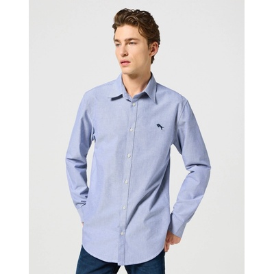 Wrangler pánská košile dlouhý rukáv 112350481 Oxford blue