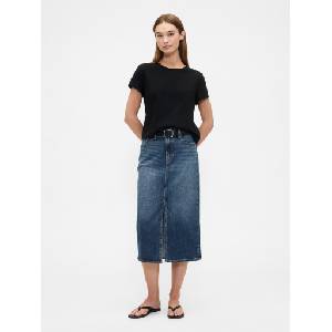 GAP Дънкова призматична миди пола GAP GAP | Sin | ЖЕНИ | 24