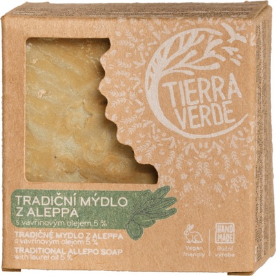 Tierra Verde Mýdlo z Aleppa s vavřínovým olejem 190 g