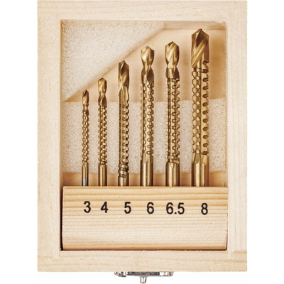 Kraft-Dele Kraft&Dele KD997 – Sada 6 frézovacích nástrojů 3–8 mm – Sleviste.cz