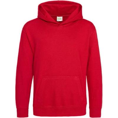 Just Hoods Detská mikina s kapucňou JH001J Fire Red