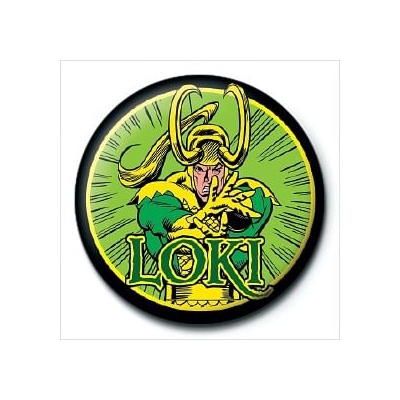 Pyramid International Placka Marvel - Loki – Zboží Mobilmania