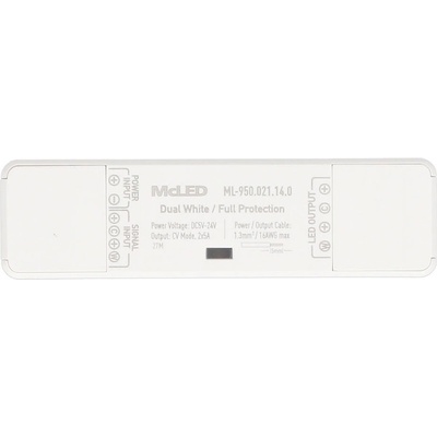 MCLED Zesilovač pro dual white 2x5A 2-24VDC ML-950.021.14.0