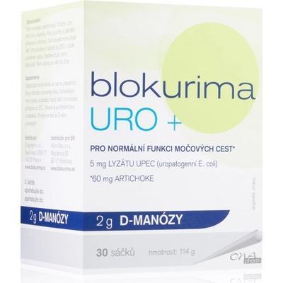 Blokurima URO+ 2g d-manózy 30 sáčků – Hledejceny.cz