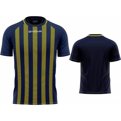 Givova Tratto dres 0407 tmavě modrá žlutá