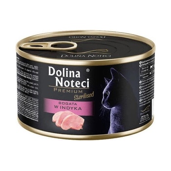 Dolina Noteci Premium Sterilised за котки, богато на пуйка, 185 г