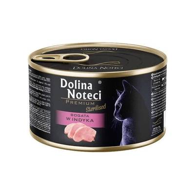 Dolina Noteci Premium Sterilised за котки, богато на пуйка, 185 г