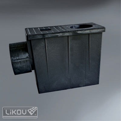 Likov Geiger s bočnou výpusťou čierny