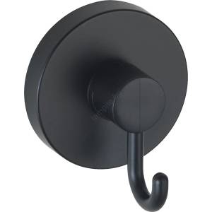 WENKO 24730100-Кука VACUUM-LOC, кръгла, черна, 6x6, 7 cm (WE0697)