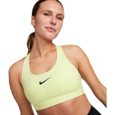 Nike Дамски сутиен Nike Swoosh Medium Support Non-Padded Sports Bra - Жълт