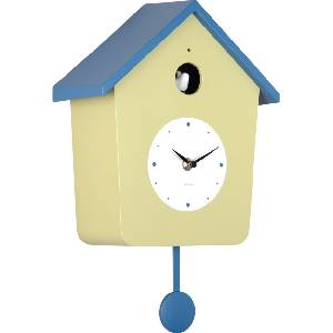 Karlsson Cuckoo Light стенен часовник с кукувица, светлозелен (KA6044GR)