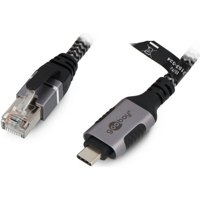 Goobay 70697 USB 3.1, RJ45, vidlice, USB C, vidlice, 1,5m