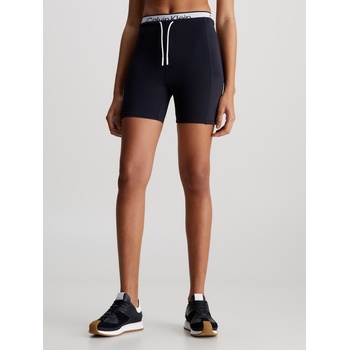 Calvin Klein Tréninkové šortky Performance s potiskem high waist 00GWS4L722 černá