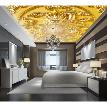 Art Gift Decor Фототапет за таван Златни орнаменти