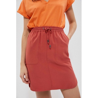 Moodo Червена дамска пола с колан Moodo Moodo | Cherven | ЖЕНИ | XS