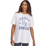 Under Armour Тениска Under Armour Heavyweight Collegiate Oversized T-Shirt - White