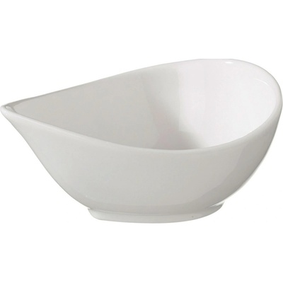 METRO PROFESSIONAL Miska slza VILO porcelán biela 3 ks