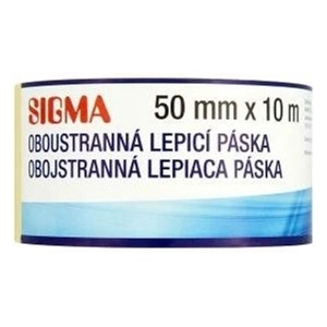 SIGMA Двустранно залепваща лента 50 мм x 10 м 1 бр