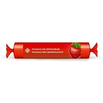 LIVSANE Hroznový cukor s vitamínom C jahodová príchuť 1 balík