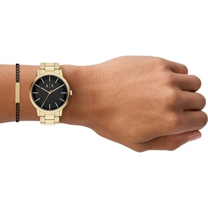 Armani Exchange Комплект часовник и гривна мъжки Cayde (AX7178SET)