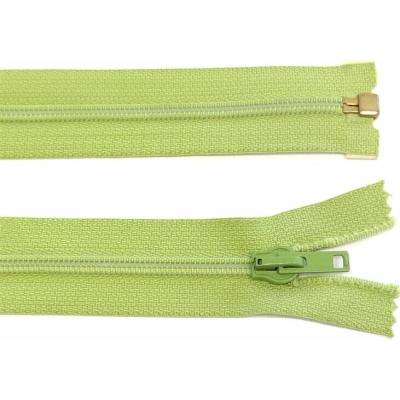 Zips plastový špirálový deliteľný 6 mm dĺžka 70 cm farba 12 pistáciová