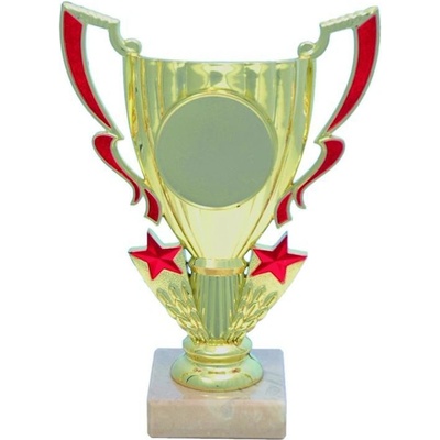 3122 Trofej zlato červená
