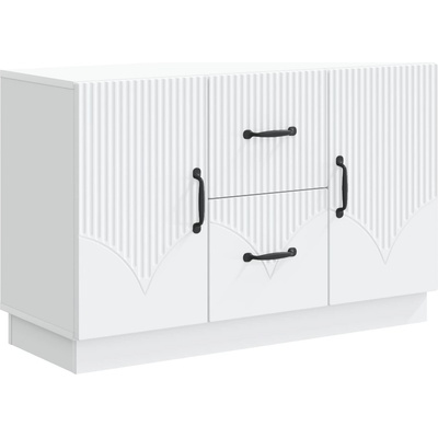 vidaXL Служебен шкаф Бяло 89 x 34, 5 x 57 см Инженерна дървесина (895345)