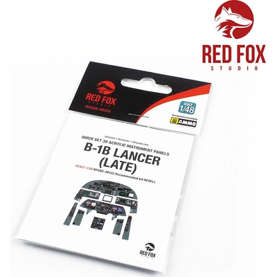 Revell Red Fox Studio Kft. Rockwell B-1B Lancer Late for kit 1:48