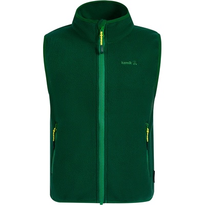 Kamik Детски поларен елек Kamik Kid's Phoenix Fleece vest - Green / Hunter - размер 164 (EU) (703-5359-0620)