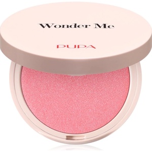 PUPA Milano Wonder Me Natural Effect Blush компактен руж за естествен вид цвят 006 First Kiss - Radiant 4 гр
