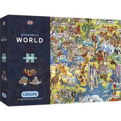 Gibsons Wonderful World 1000 dielov