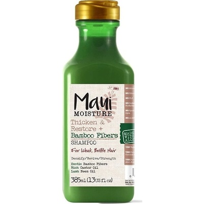 Maui posilňujúci šampón pre slabé vlasy + bambusové vlákno 385 ml