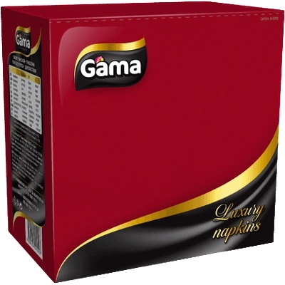 Gama Салфетки Gama Luxury с ламинация 33х33 30бр (4015507)